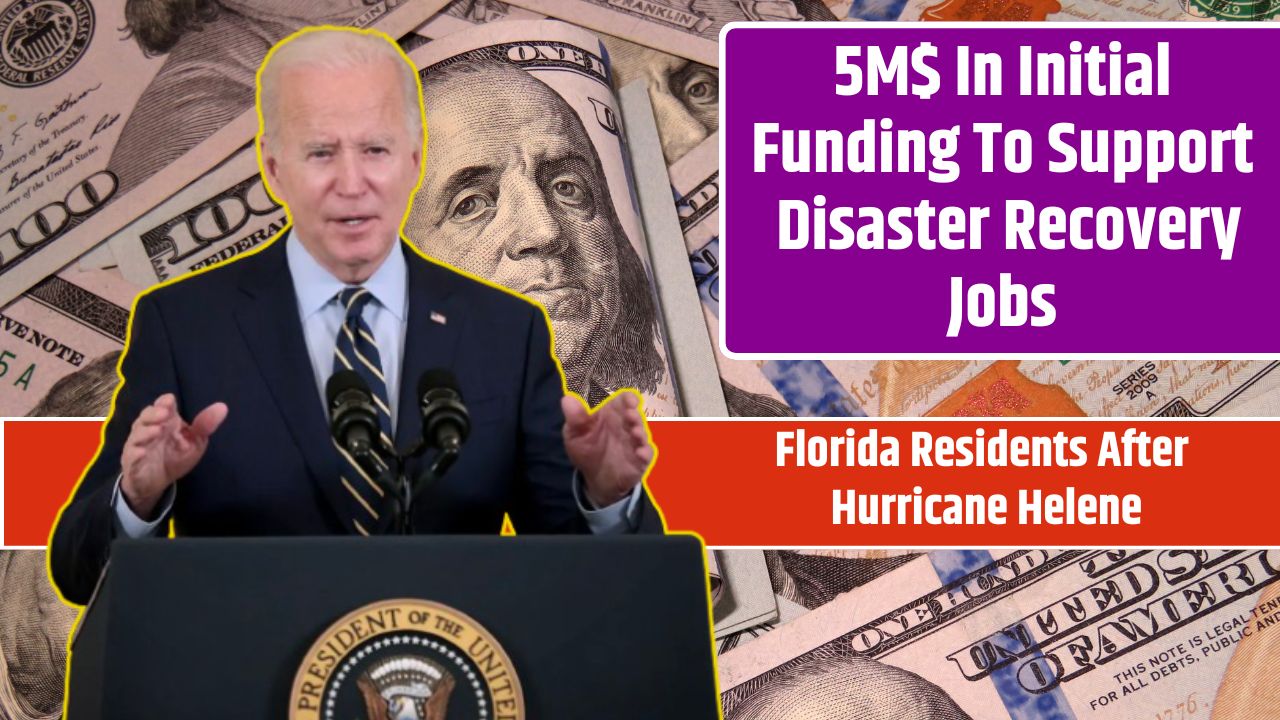 5M$ In Initial Funding To Support Disaster Recovery Jobs